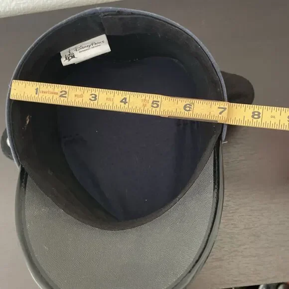 Disney Parks Mickey Mouse Ear Conductor Hat Red Car Trolley Size S/MD *READ* - Picture 12 of 12